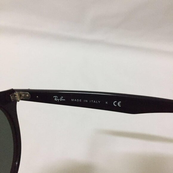 Ray-Ban Unisex RB2180F 51" Authentic Black Frame Green Lens Sunglasses - Picture 4 of 9